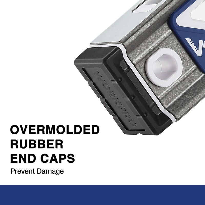 WORKPRO 10" Torpedo Level Aluminum Alloy Leveler Tool 3 Bubble Vials Verti. Site