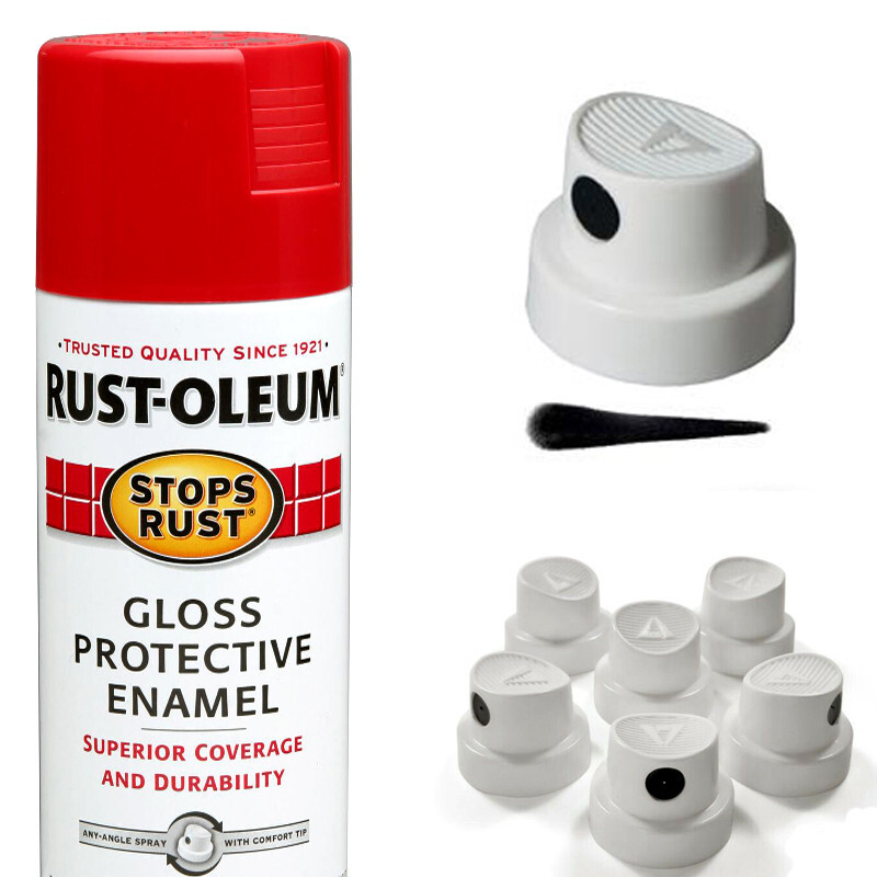 5 Spray NOZZLES for Rust-Oleum Stops Rust Spray Paint