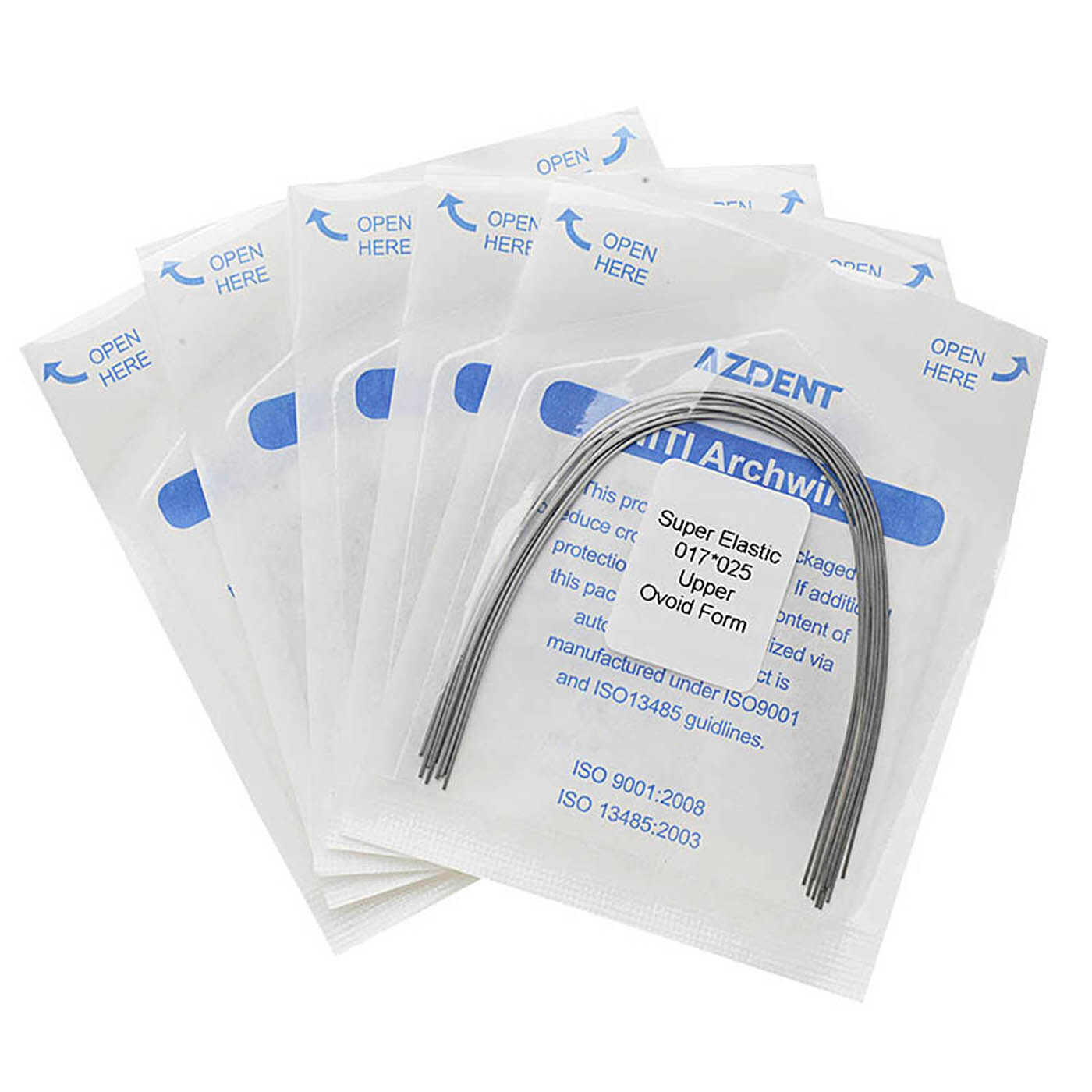 AZDENT Dental Orthodontic Super Elastic Niti Arch Wires Rectangular Ovoid FDA