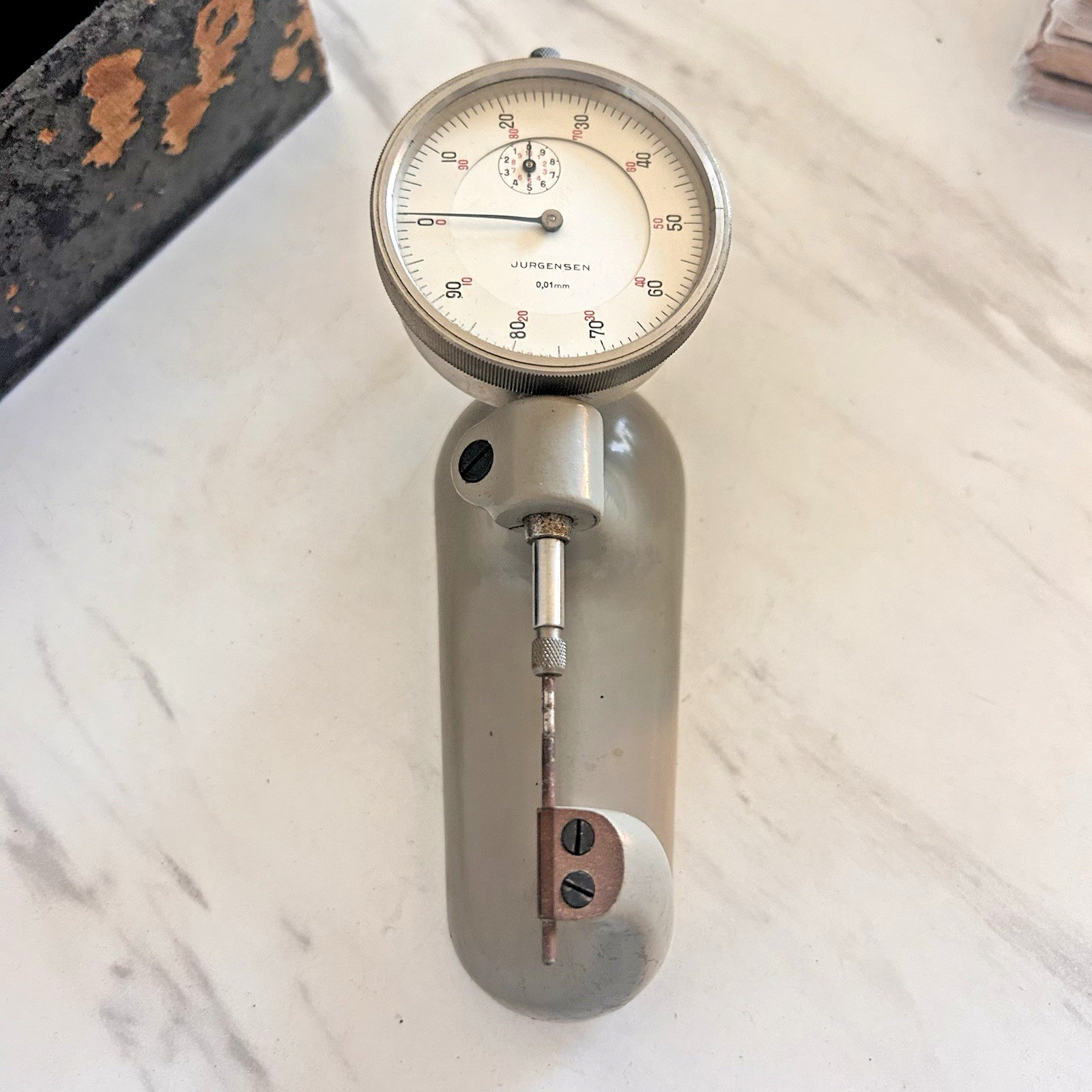 Vintage Jurgensen Bench Dial Test Indicator Machinist Watch Gauge Set w/ Case A