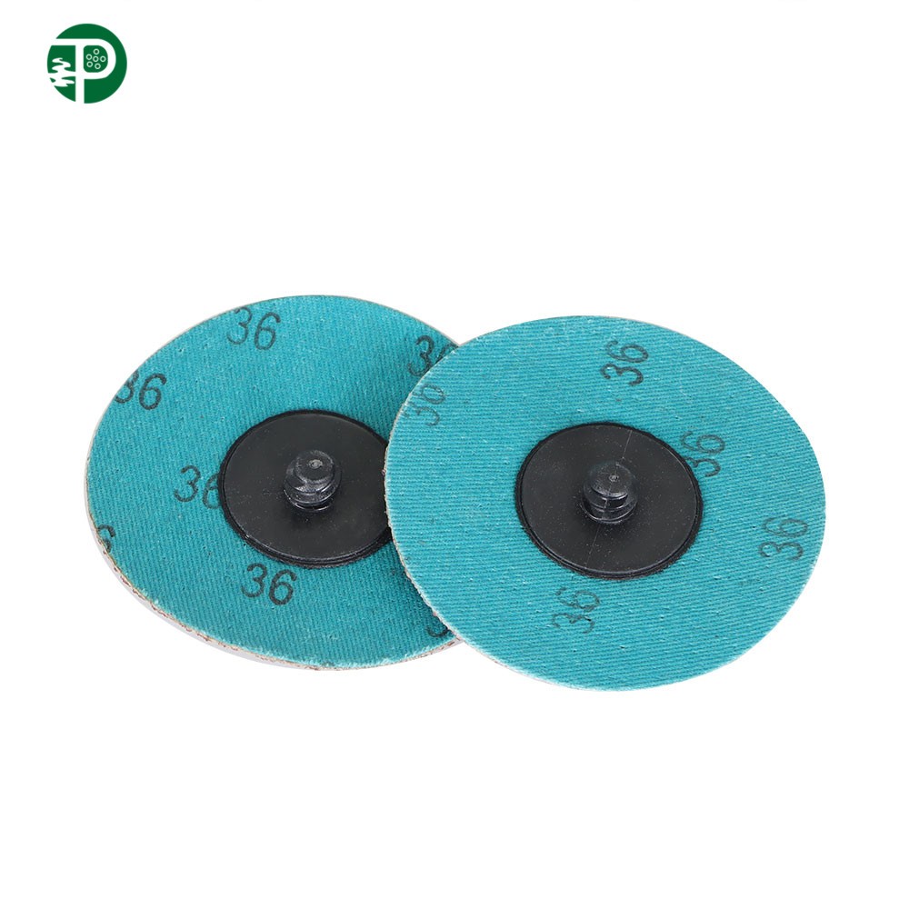 25Pack 3 inch 36 Grit Aluminum Oxide Roll Lock Die Grinder Sanding Grinding Disc