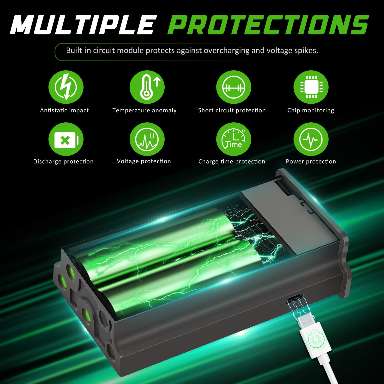 2PCS Rechargeable Battery for Reveal Hunting Trail Camera X Gen 3.0,2.0,Pro 3.0