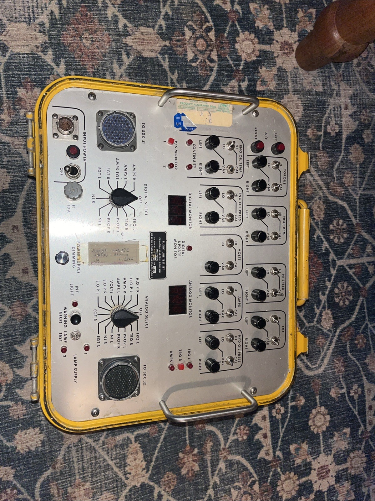 Flight Line Test Set 90073 100-473107-000 Aviation Instrument