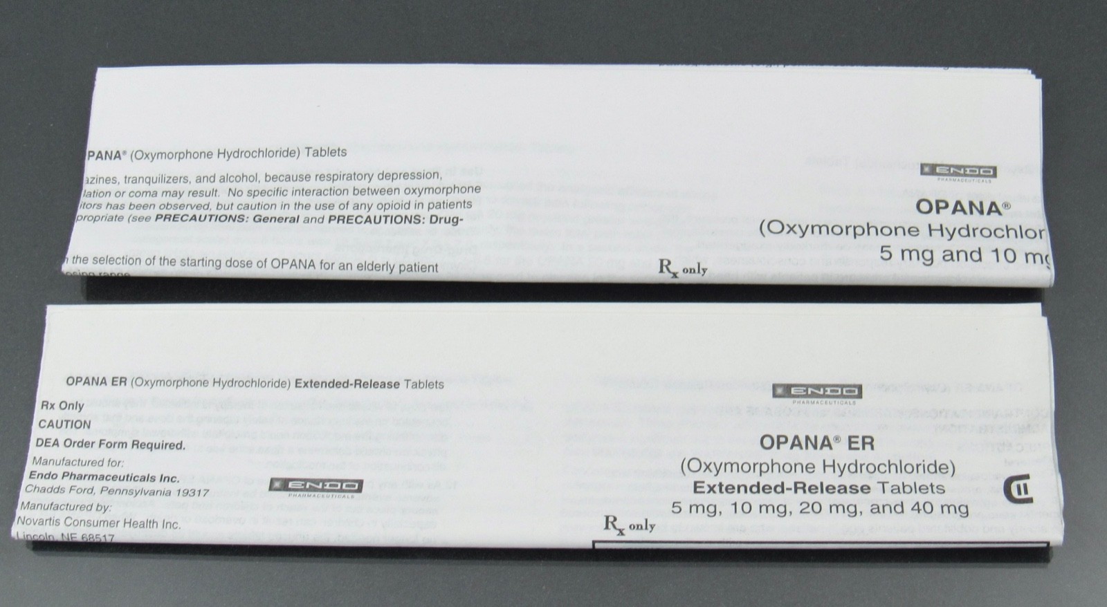 Opana Oxymorphone CII Metal PENS Boxed Set Drug Rep Pharmaceutical Promo HTF