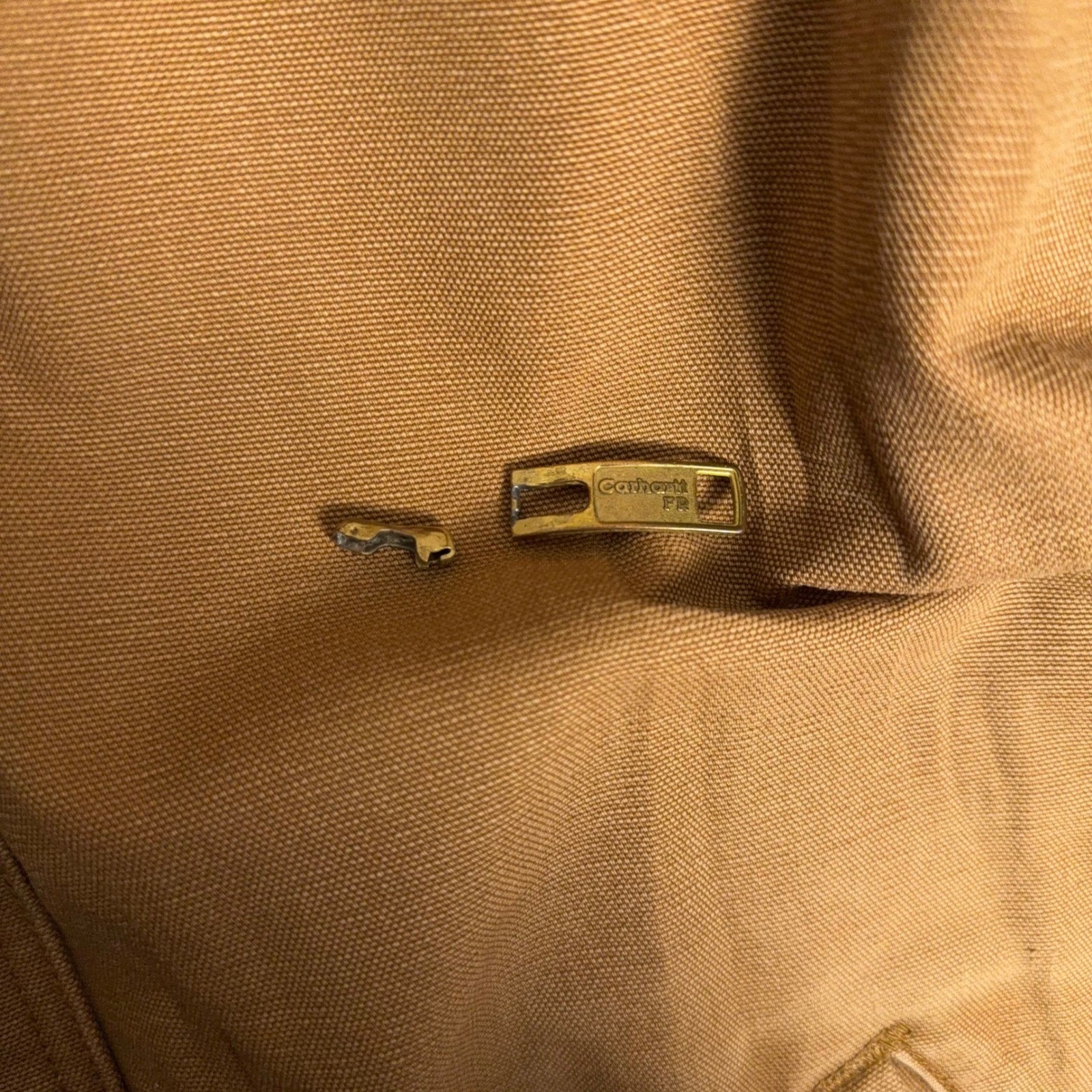 Vintage Carhartt FR J184 Duck Active Jacket Quilt Lined IBEW USA Made XL Tall