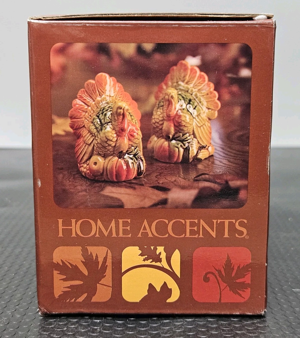 Thanksgiving Turkey Salt And Pepper Shakers Set- Home Accents