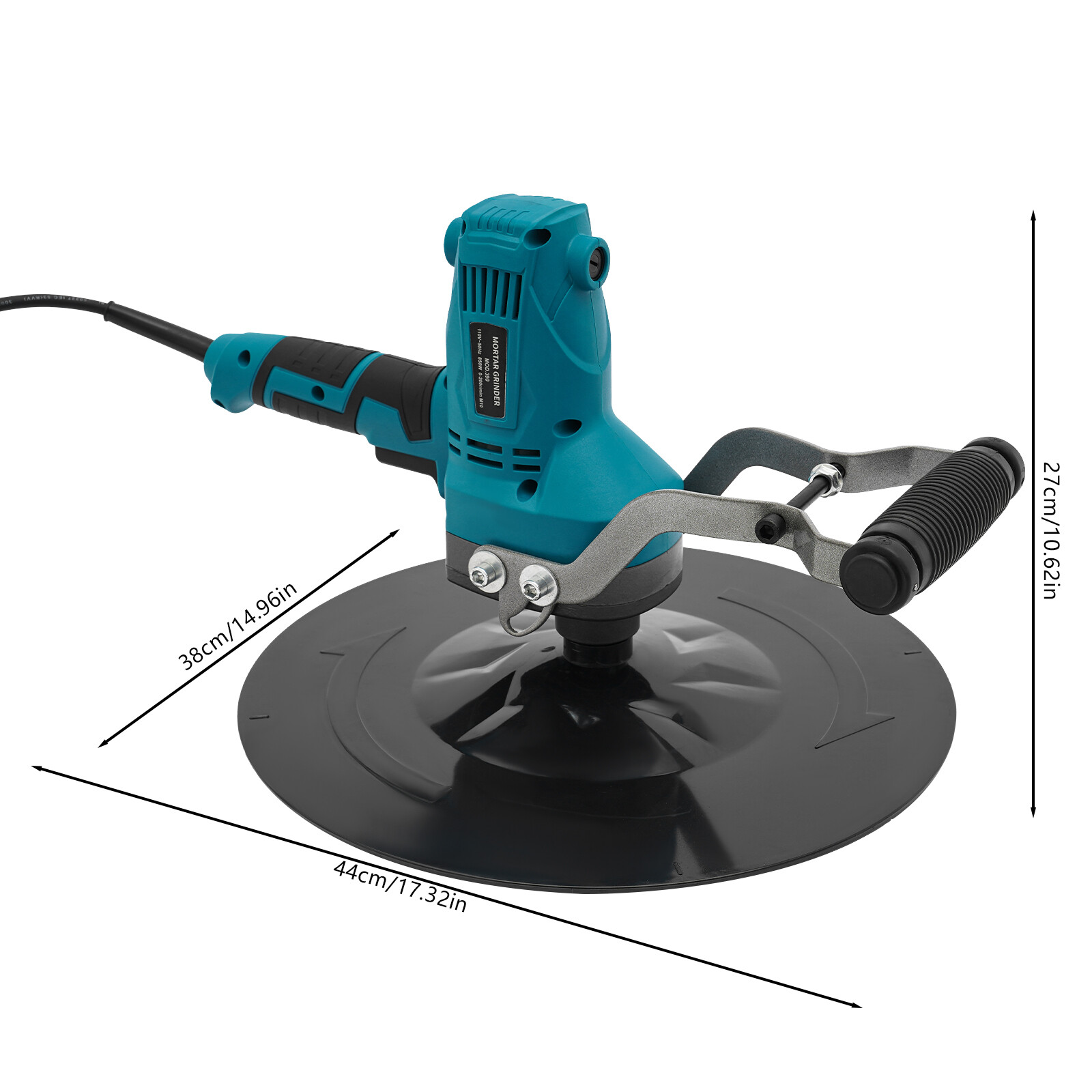 Electric Cement Concrete Mortar Trowel Wall Smoothing Polishing Machine