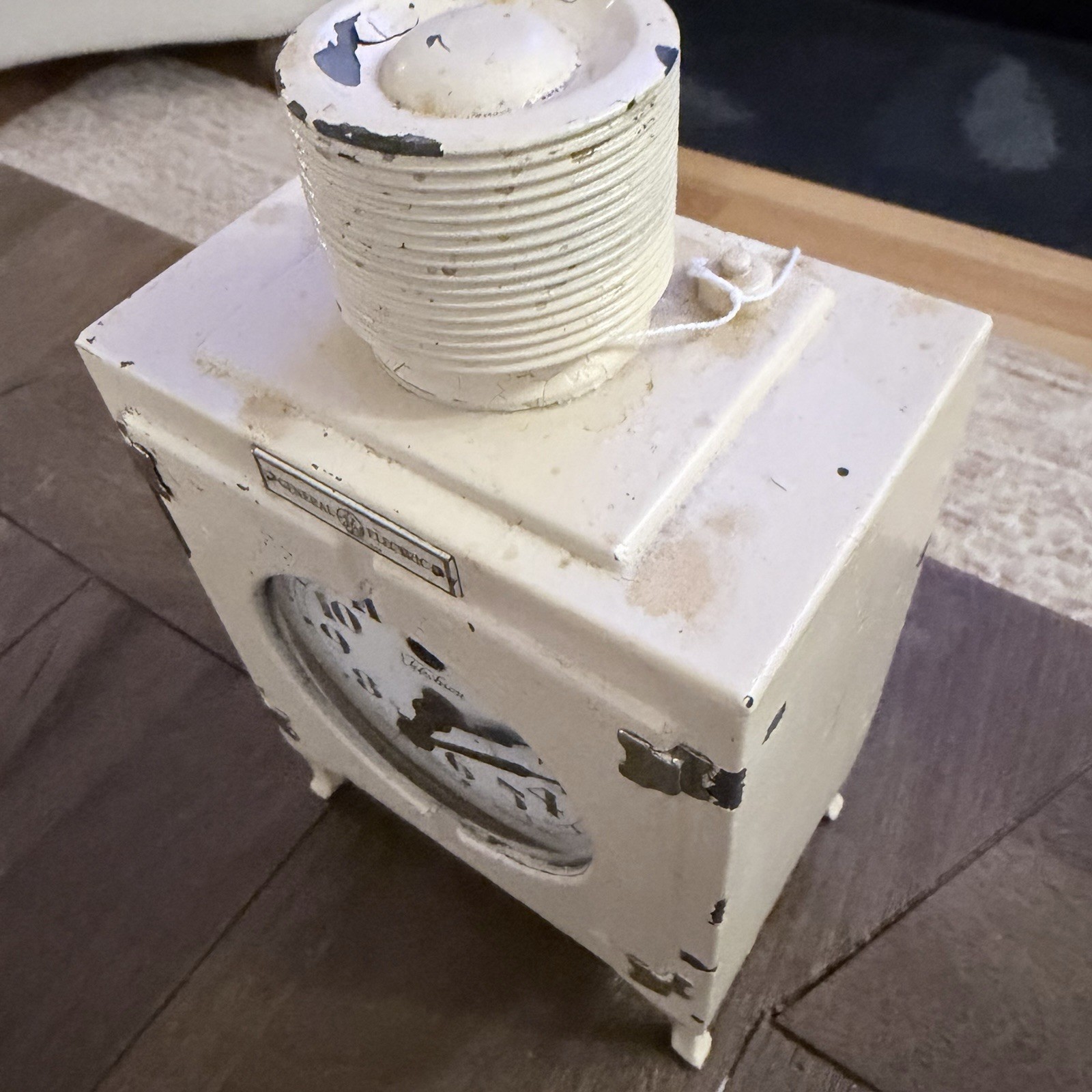 Vintage Telechron General Electric Rare Refrigerator Clock