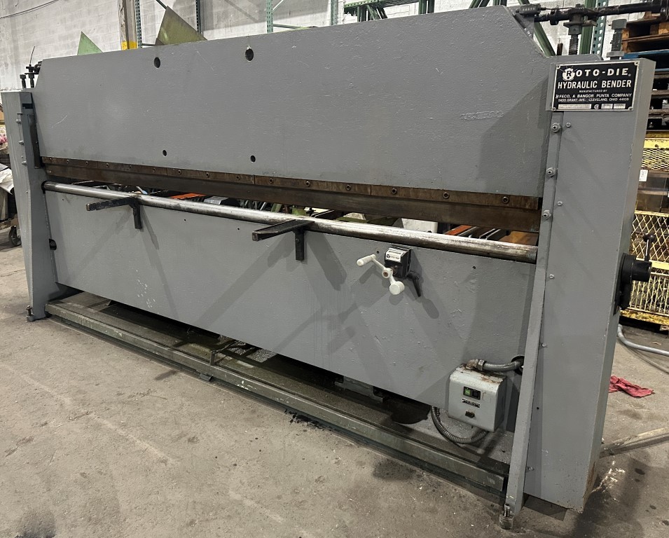 ROTO-DIE #10 HYDRAULIC BENDER