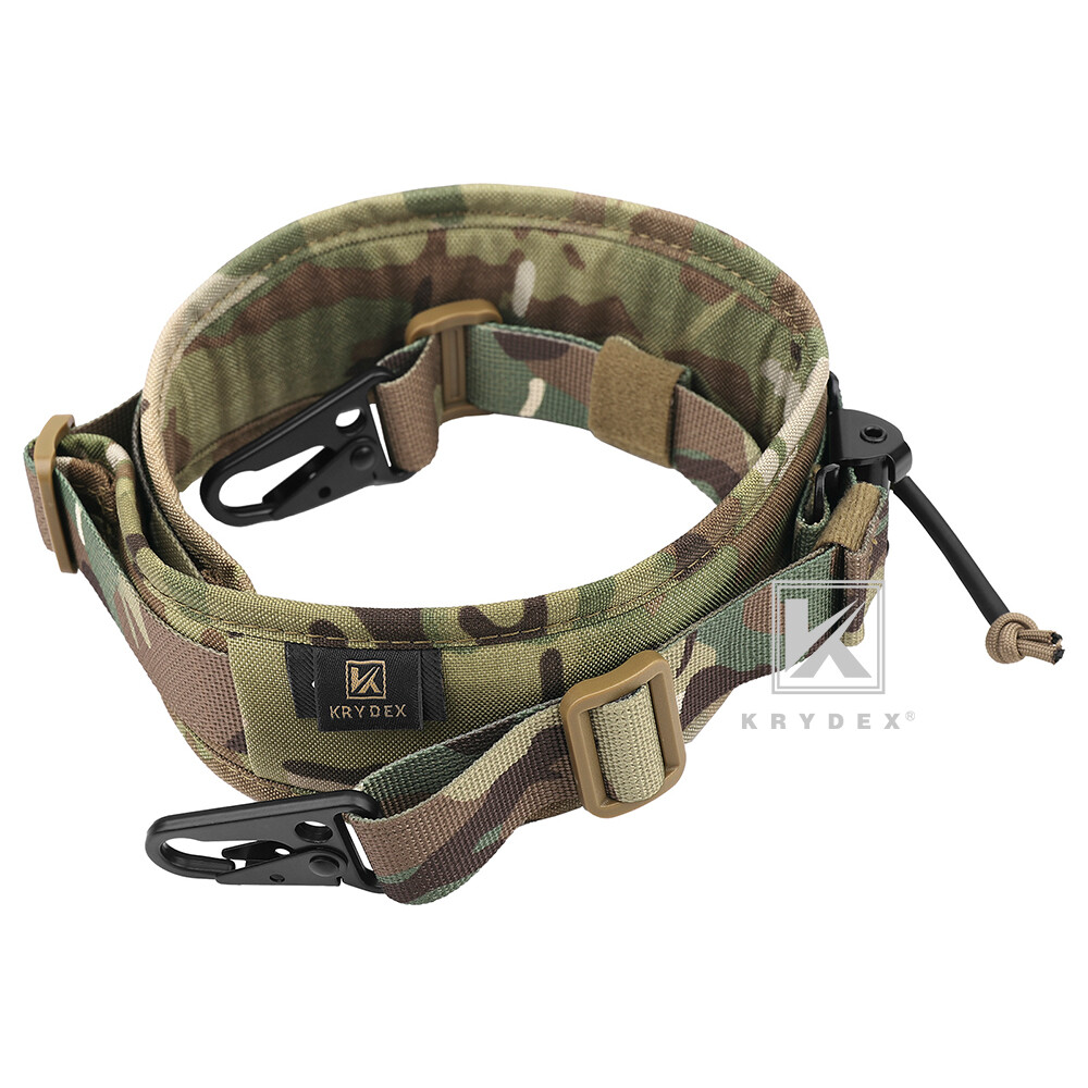 KRYDEX Tactical Sling 2 / 1 Point Shoulder Strap Padded Shooting Sling