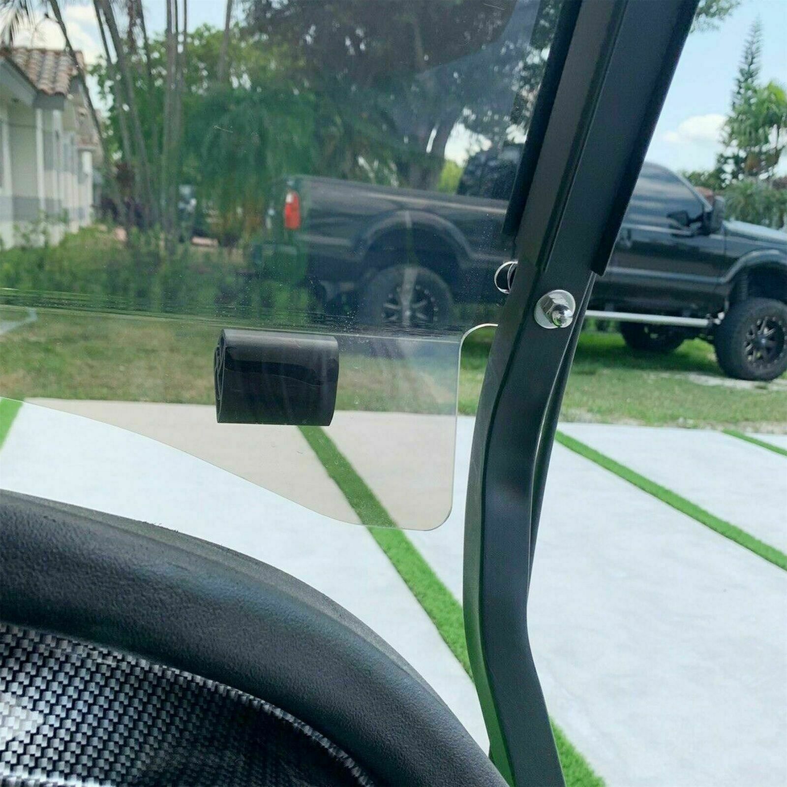 For Club Car Precedent 2004-UP Golf Cart Fold Down Windshield Tinted Windscreen