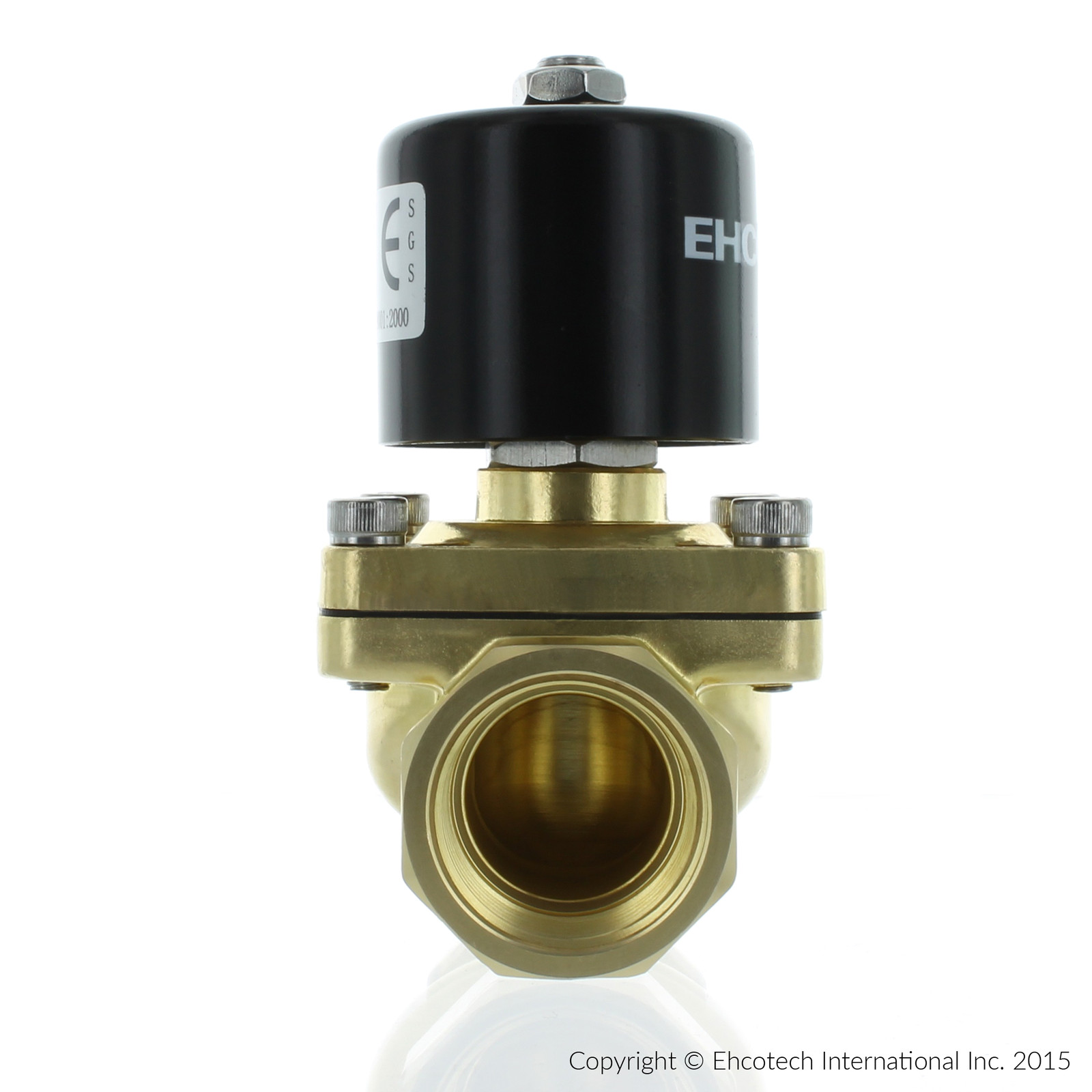 1" NPT 110V 120V Volt AC Electric Solenoid Valve Brass Water Air Gas NC 1 inch