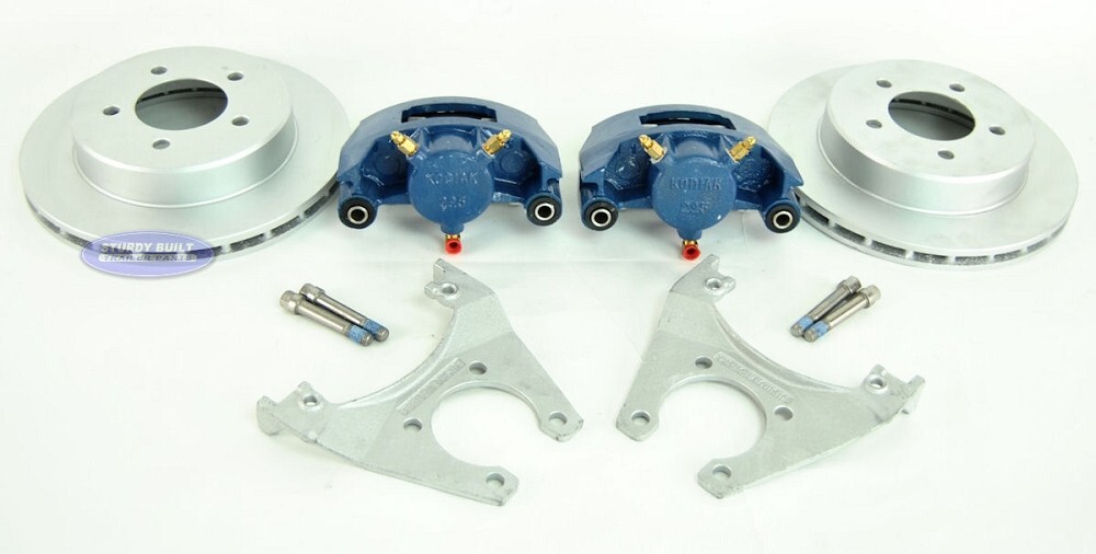 Kodiak Koda Guard Trailer Disc Brake Kit Slip On 5 Lug 10" 3500 lb Axles