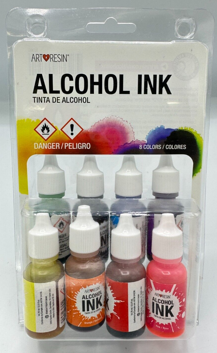 Alcohol Ink - 8 Pieces Set - #AIORG