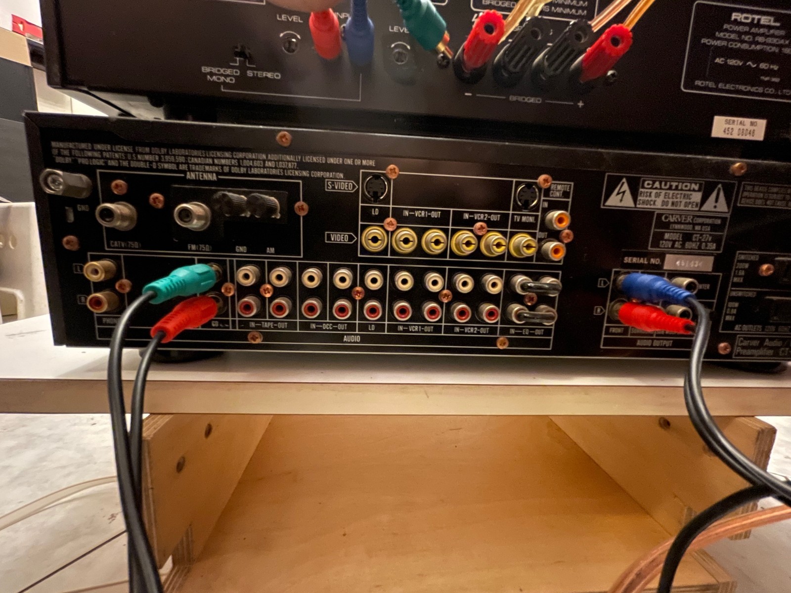 CARVER CT-27v A/V Preamplifier/Tuner