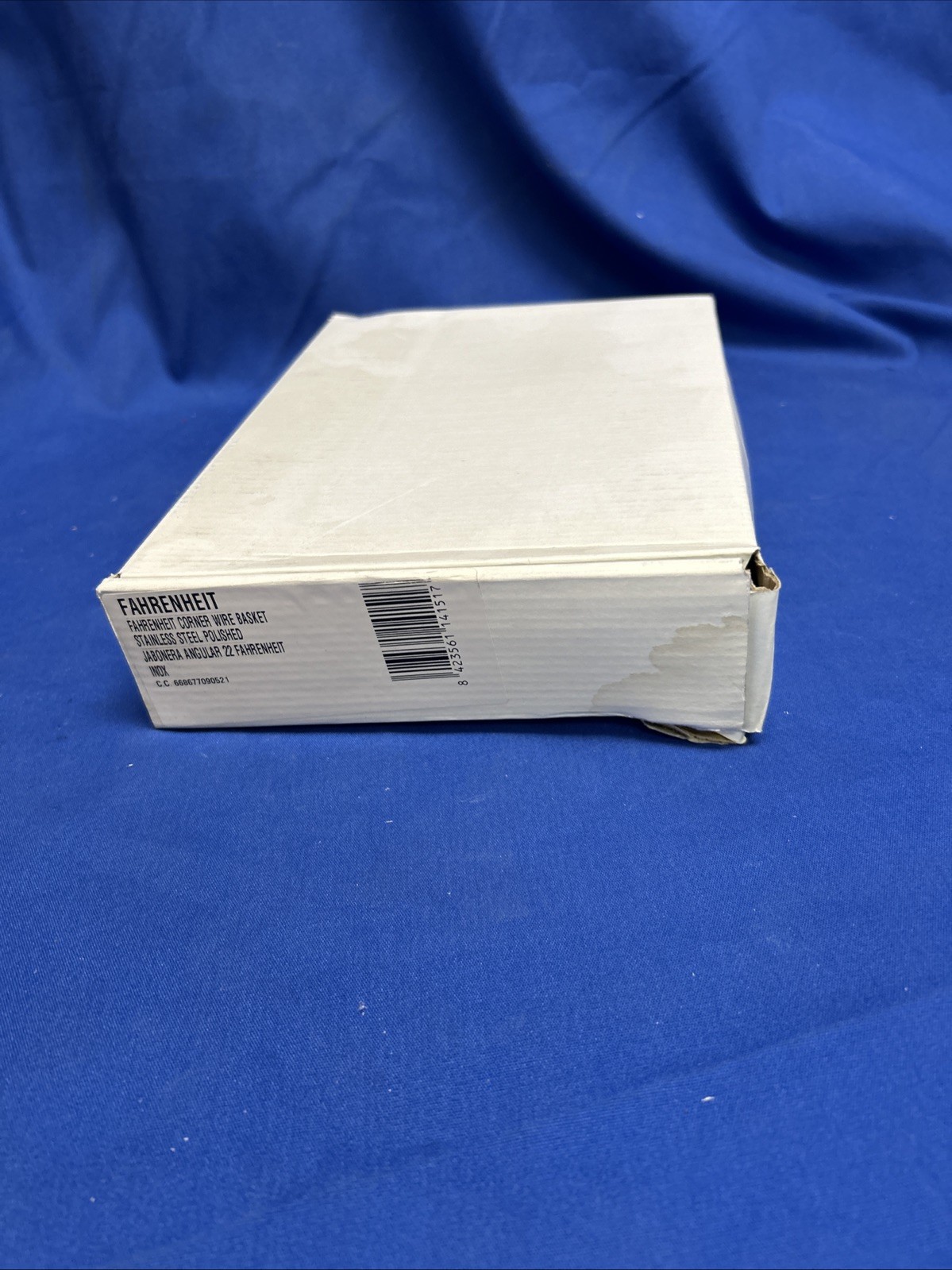 Sonia 141517 8.875" Wall Mount Corner Shower Wire Basket in Polished Stainless