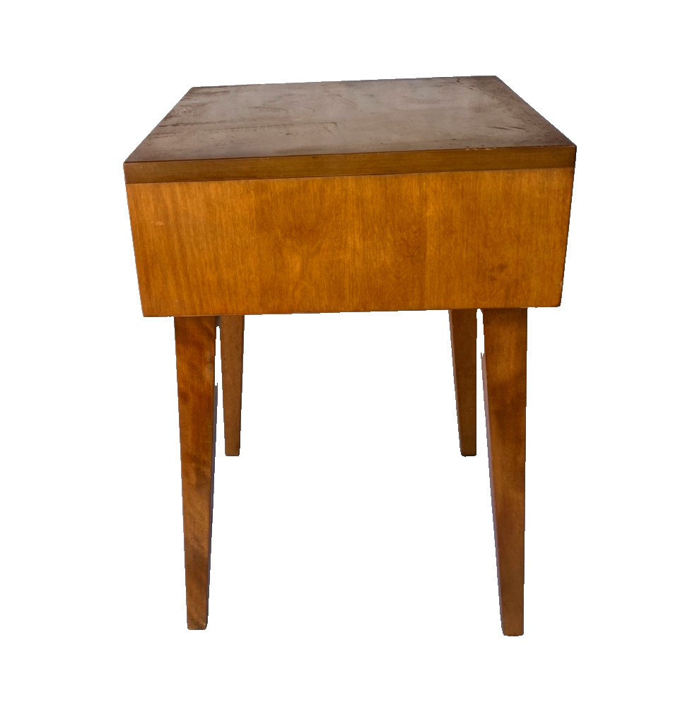 Vintage 1956 Mid Century Modern Conant Ball Furniture - One Drawer Night Stand