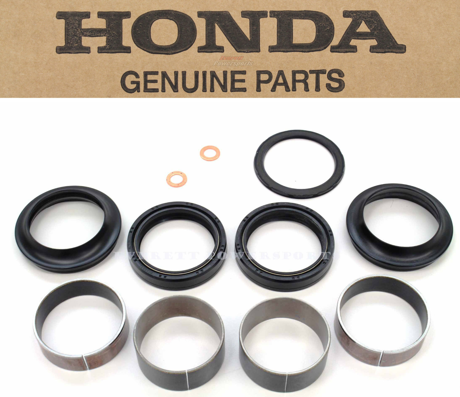 Fork Seals Kit 06-10 GL1800 Goldwing OEM Honda Oil Dust Wipers Bushings #J75