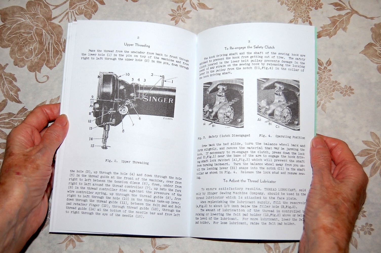 Using & Adjusting Instructions Manual for Singer Sewing Machines 111w150 111w151