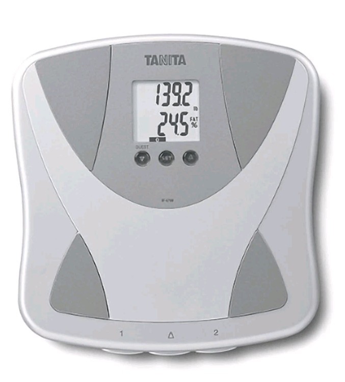 Tanita Body Fat & Water Percentage Scale Silver/Grey New Opened Box FreeShipping