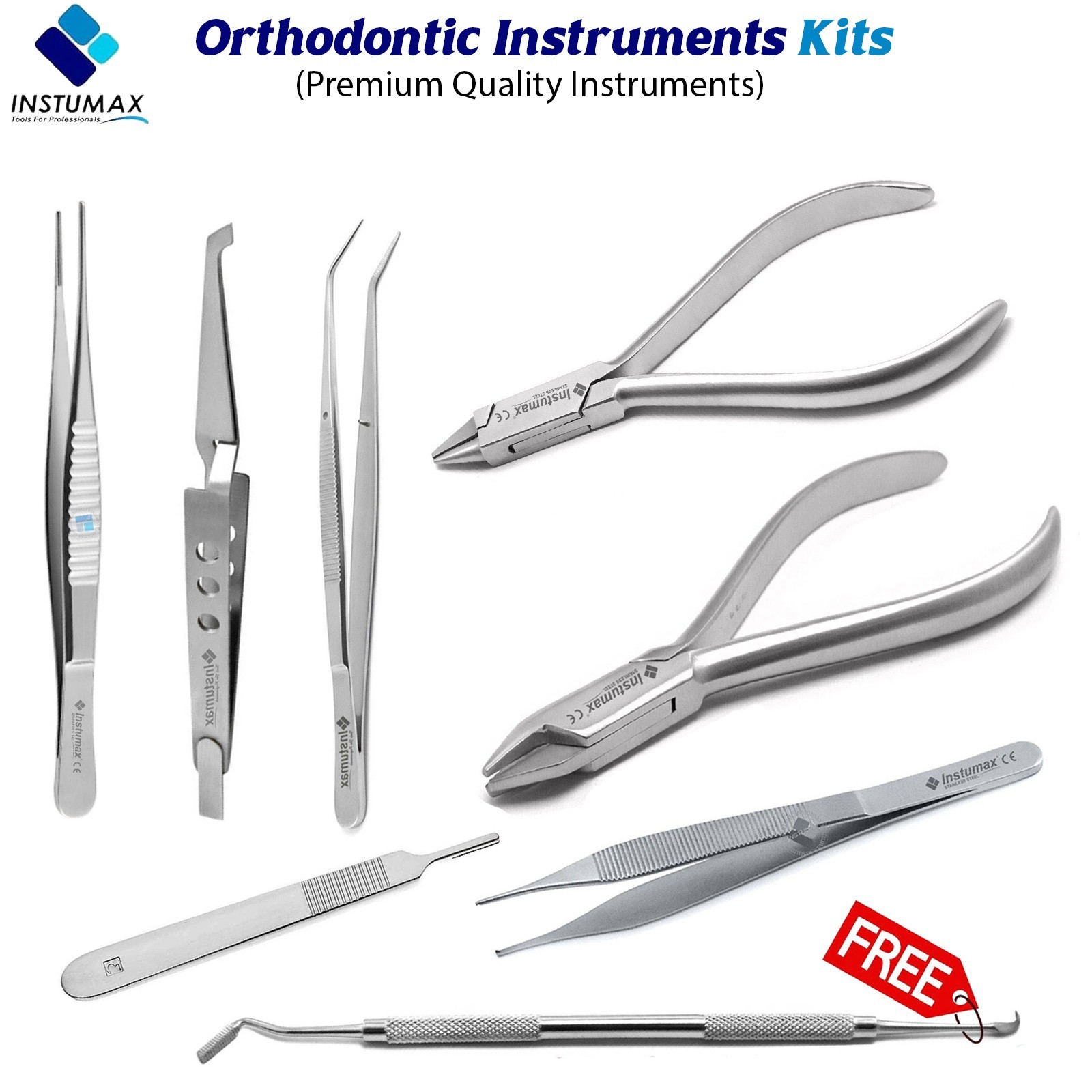 Dental Bracket Ligature Orthodontic Tooth Braces Instruments Adjusting Tools