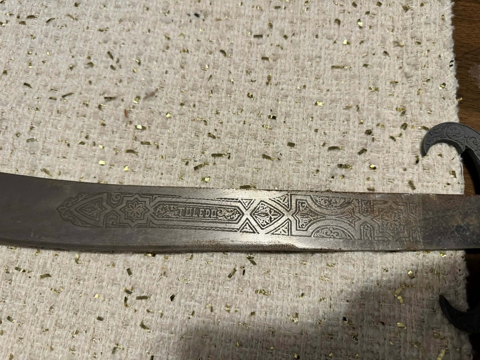 Late 20the Century Arab Scimitar Sword Antique Sword