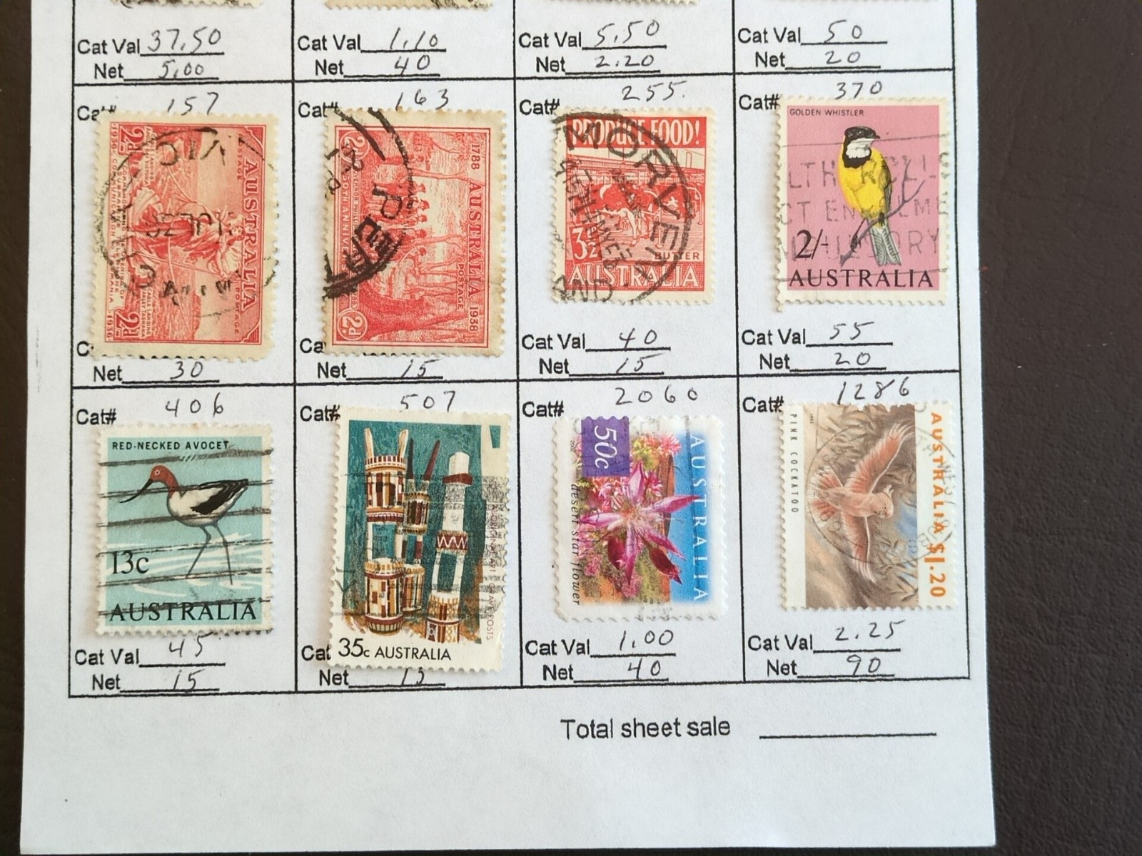 APC W5116 Australia used on circuit sheets with over $100 scv