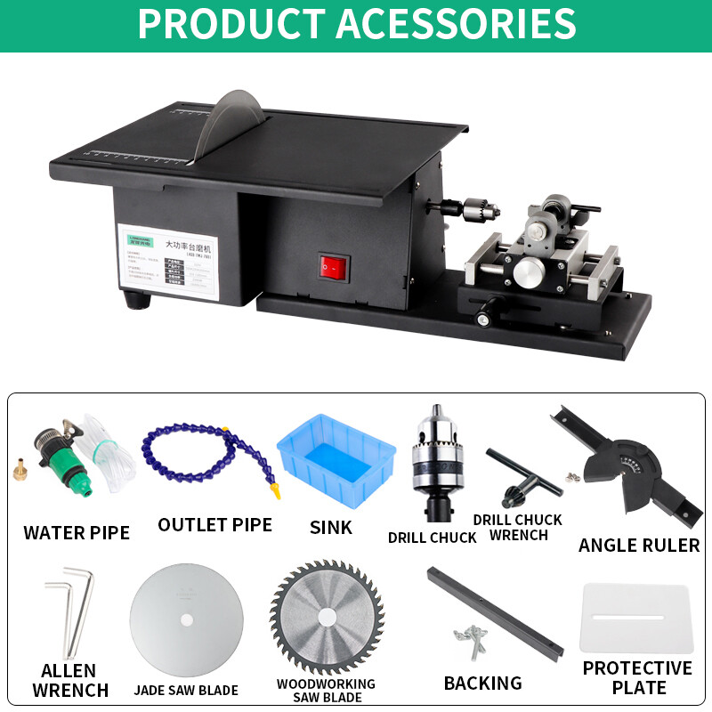 2500W Small Table Grinding Engraving Machine Jade Polishing and Cutting Machine
