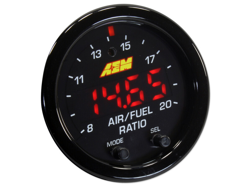 AEM X-Series Wideband Gauge 52mm 2 1/16" O2 UEGO Air Fuel AFR Controller 30-0300
