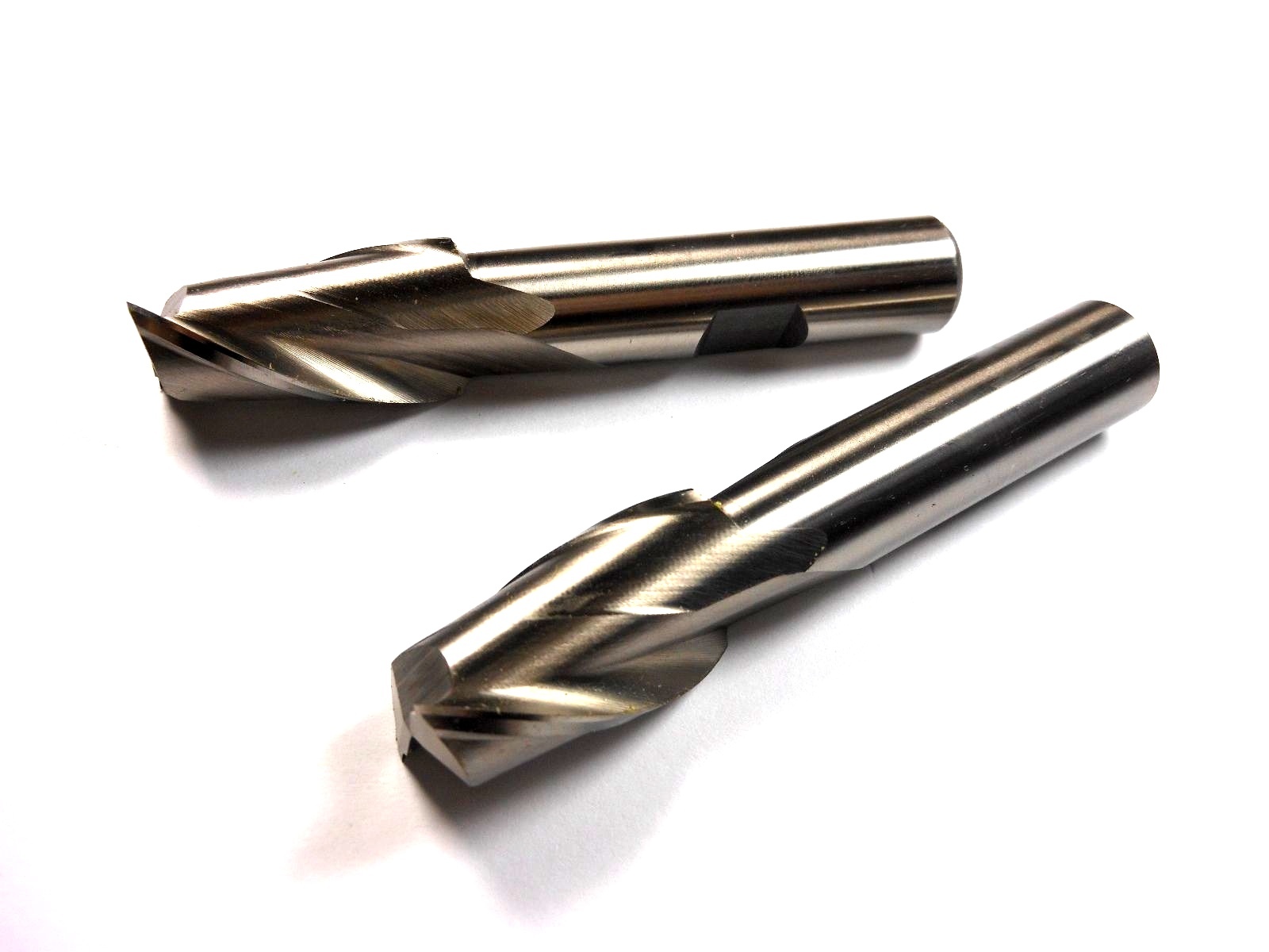 Square End Mills 5/8" 2FL HSS 1-1/8" LOC x 3-1/8" OAL (2 Pcs)