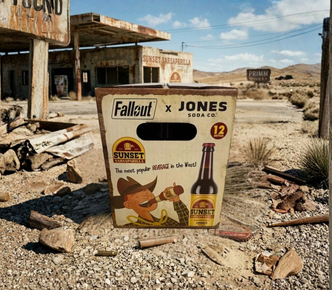 Fallout Sunset Sarsaparilla Jones Soda 12-Pack Vault-Tec Limited Edition NEW BOX