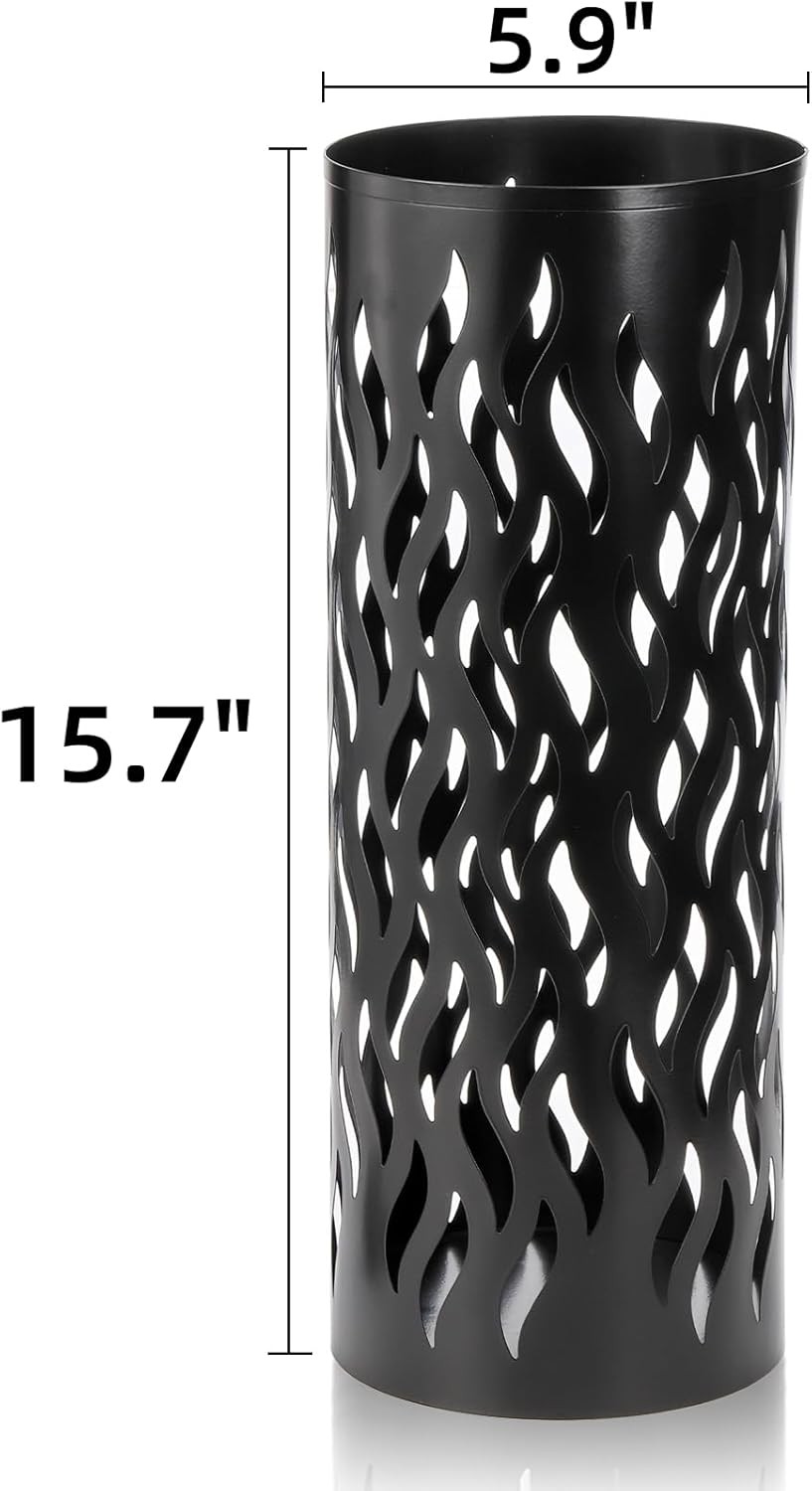Metal Umbrella Holder, Umbrella Stand Rack for Entryway, Freestanding Rain Colle