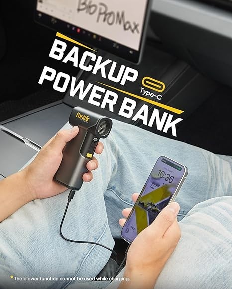 Fanttik B10 Pro Max Electric Air Duster, 130000RPM Brushless Motor, Compressed A