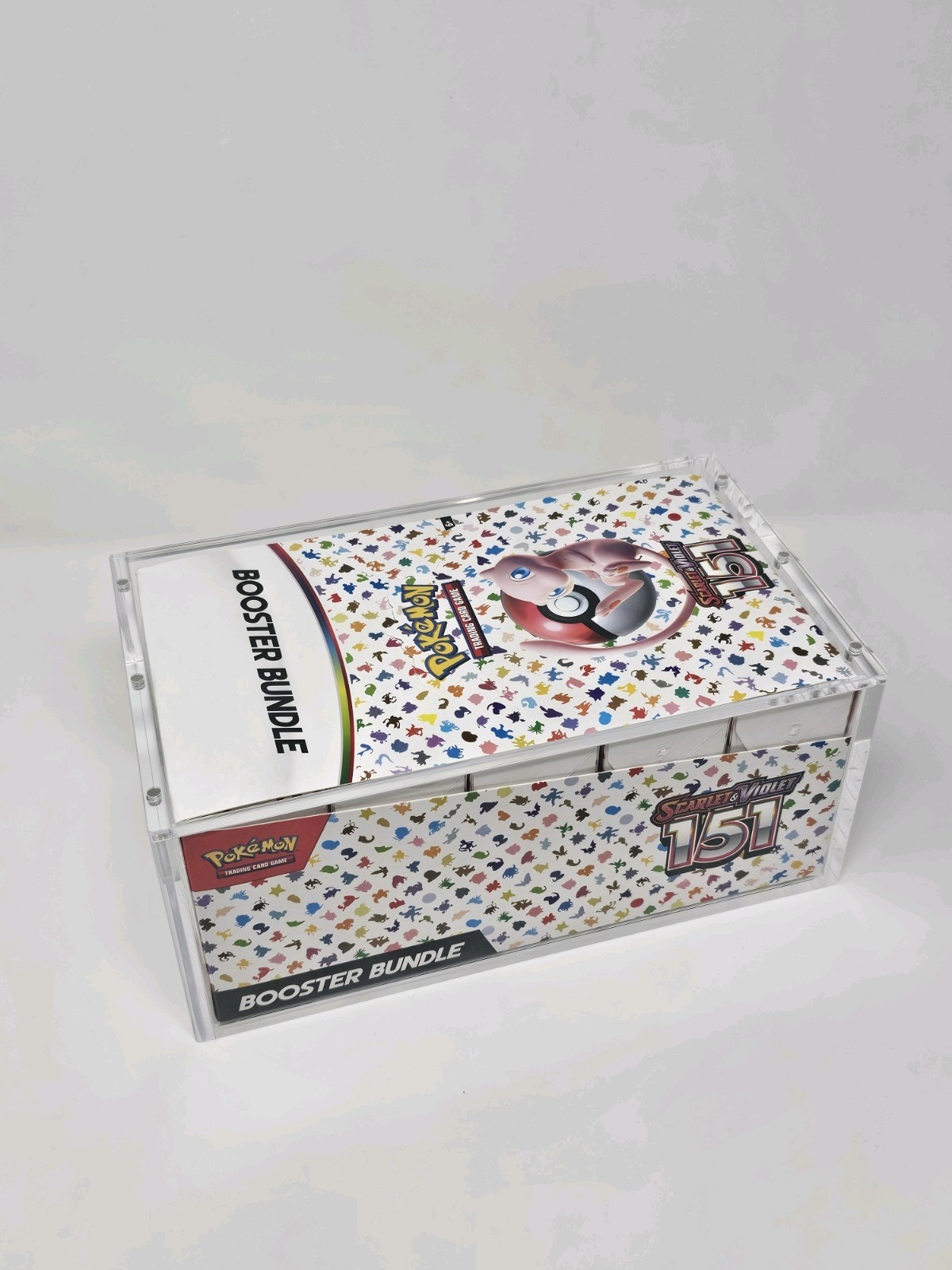 Strong Magnetic Acrylic Display Case for Pokemon Booster Bundle (Retail Case)