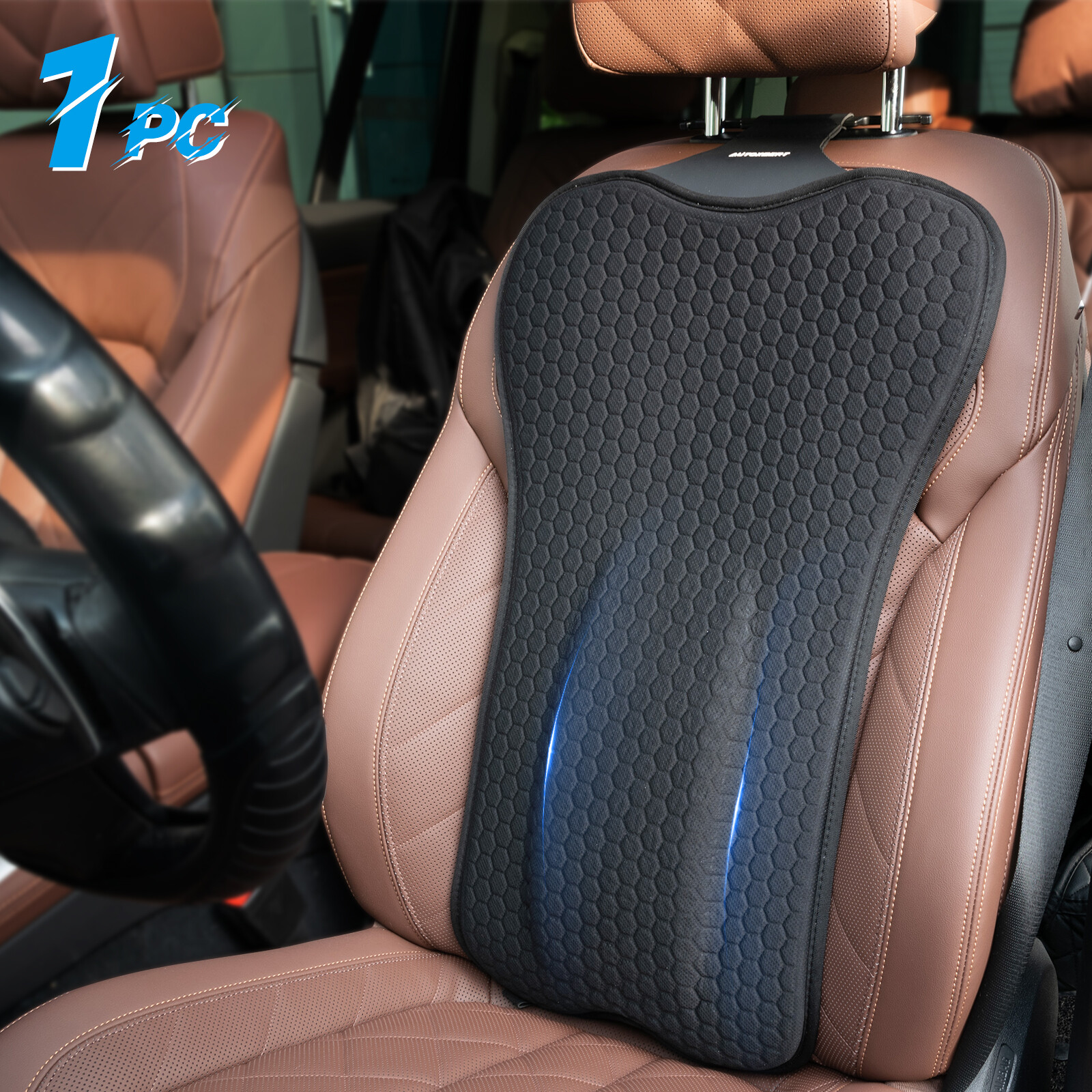 Back Cushion Lumbar Support Cushion Pillow/Car Seat Back Cushion Pain Relief US,
