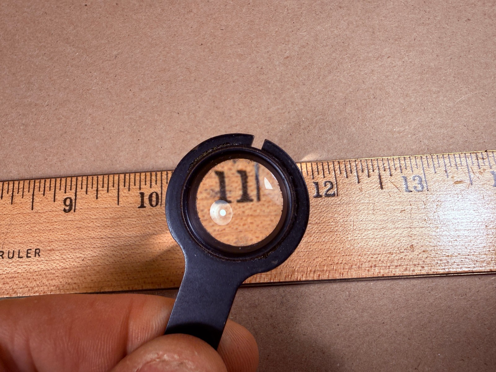 Vintage Magnifying Glass or Loupe or Microscope Part?