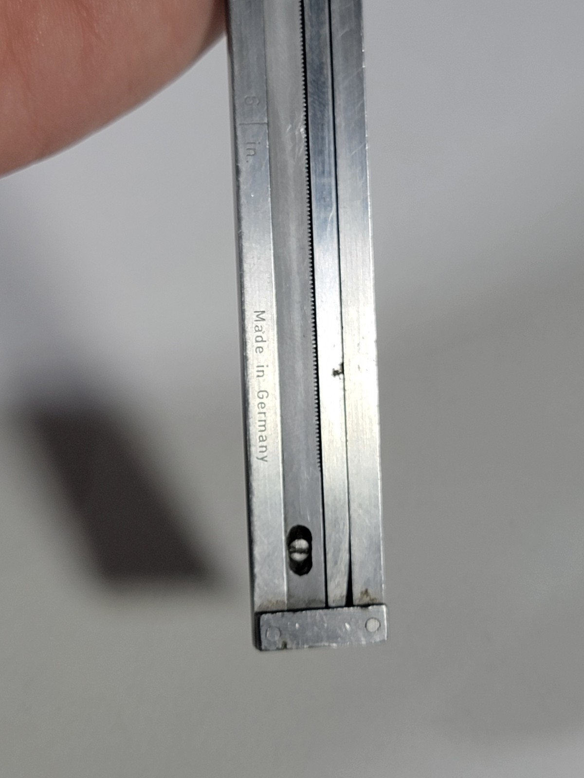 Vintage Sears Craftsman 6" Manual SAE Dial Caliper 40164 Stainless Steel Nice