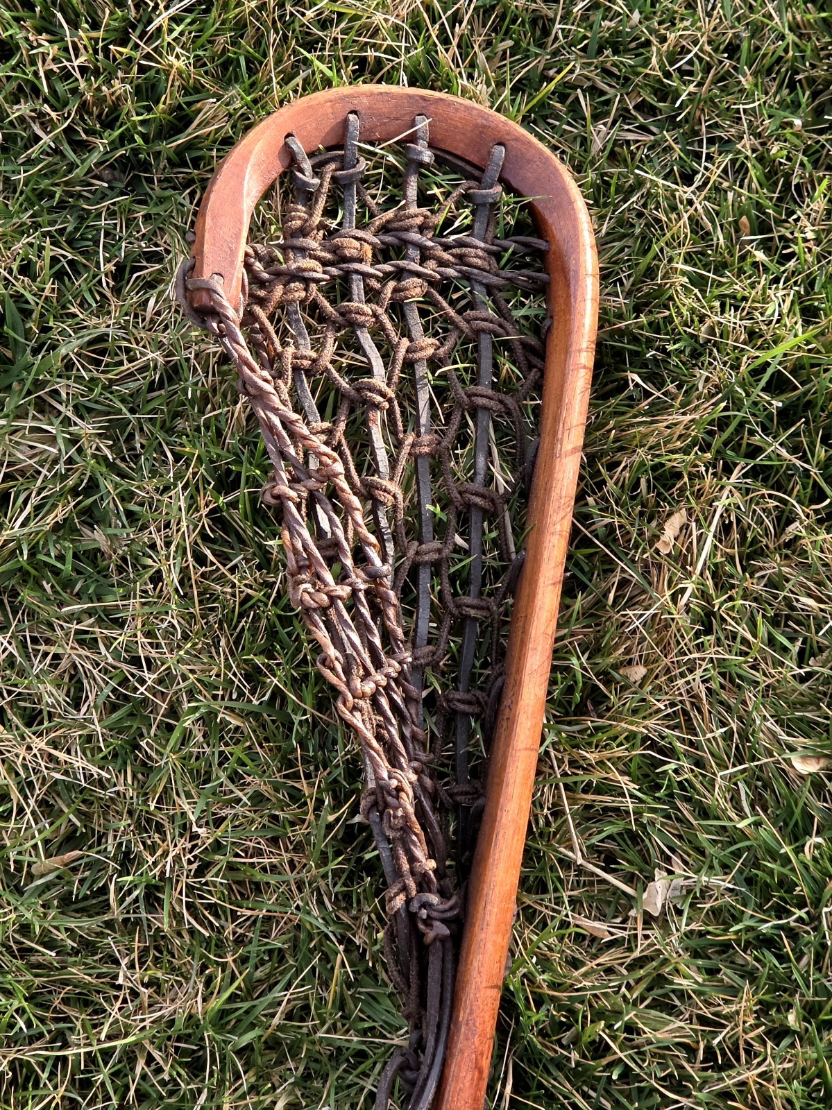 Handmade Vintage Lacrosse Stick Native American