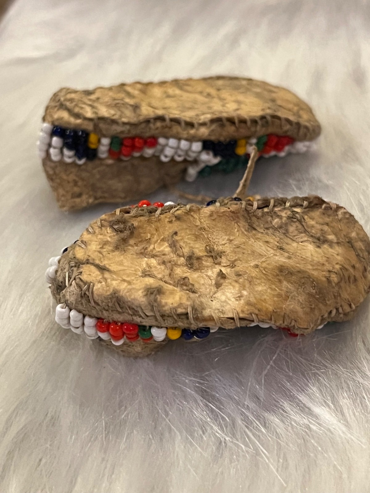 Old Beaded Baby Moccasins