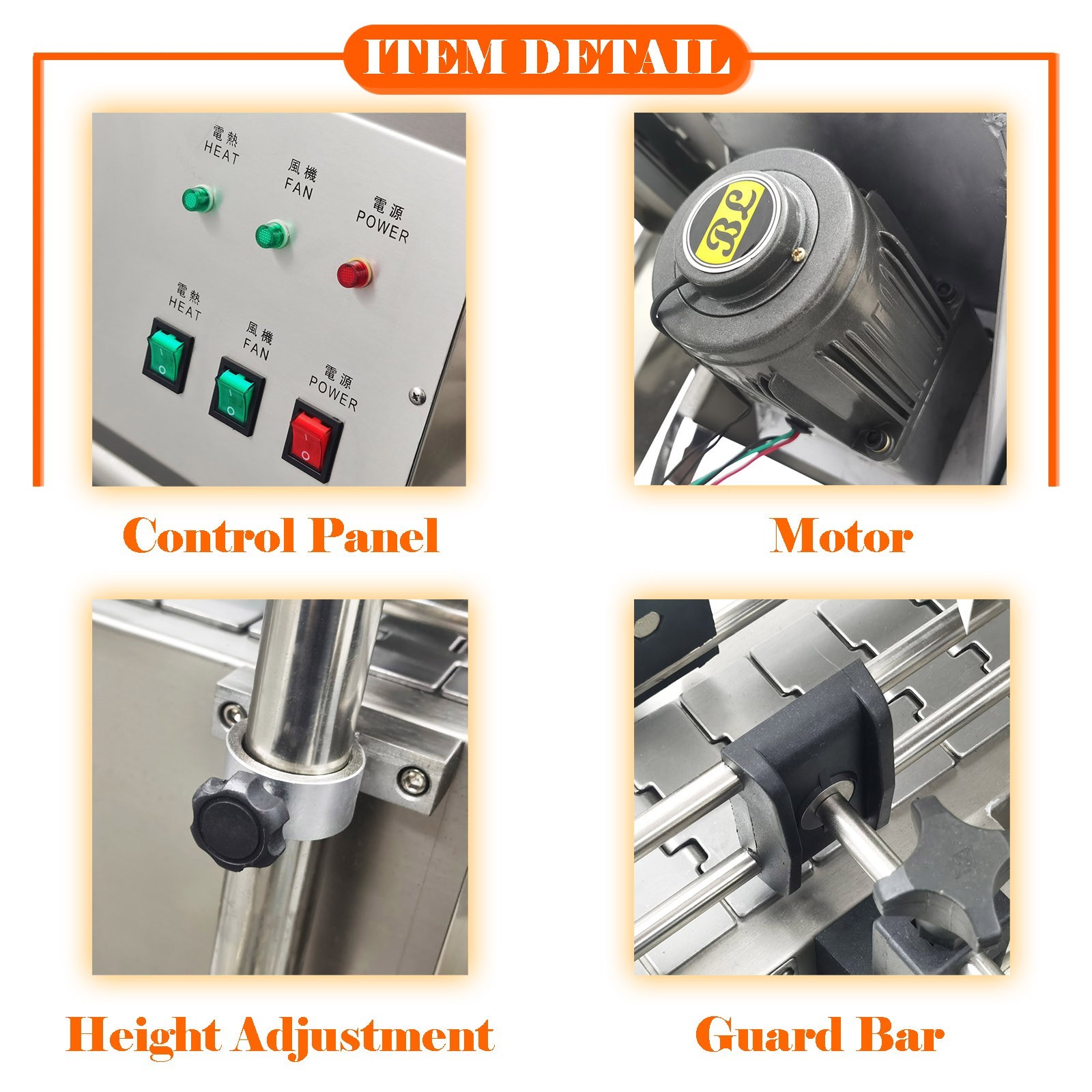 220V 7KW Fully Auto Bottle Mouth Label Thermal Heat Shrink Machine 3PH
