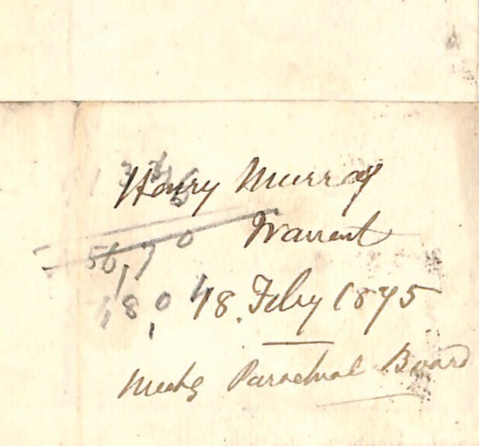 GB QV BANTAM ½d Plate 6 (OO) Cover *TRANENT* Haddington 1875 Edinr Scotland XB50