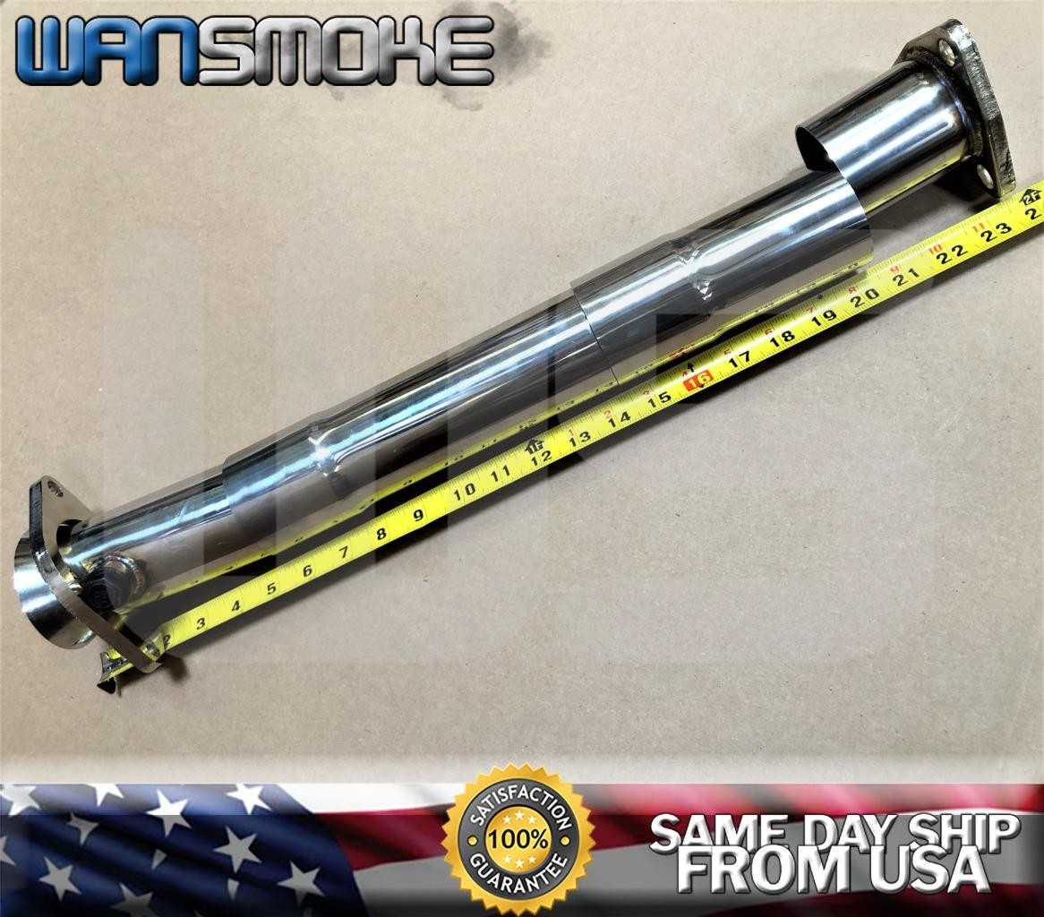 TELESCOPING 2.5" EXHAUST PIPE EXTENSION ADJUSTABLE FOR INTEGRA CIVIC TYPE-R JDM