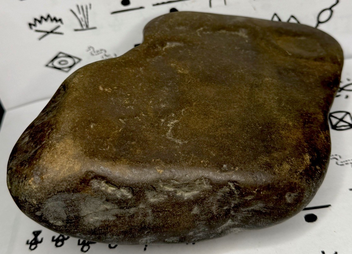 Native American Indian Authentic Artifact Stone Carved Effigy, 3 lb 14 oz • VA