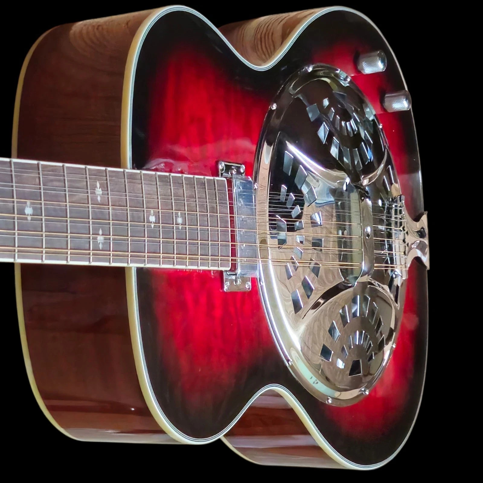 GREAT PLAYING NEW 12 STRING ACOUSTIC/ELECTRIC DOBRO RESONATOR GUITAR