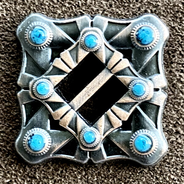 Western Sunset Copper Finish Concho  CON497-D-AC-Slotted