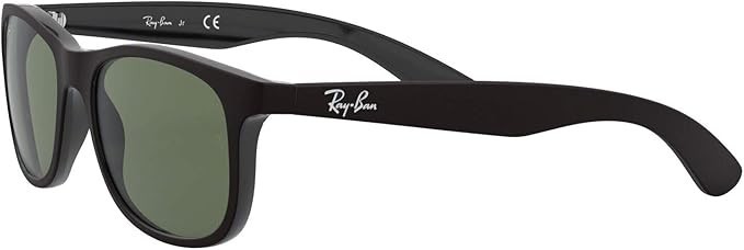 Ray-Ban unisex-child Rj9062s Rectangular Sunglasses Kids Matte Black NEW