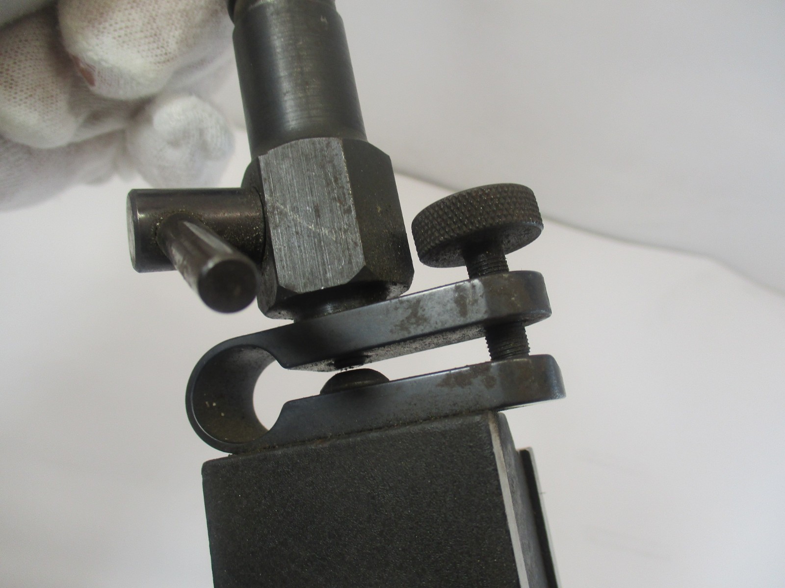 STARRETT # 657 MAGNETIC BASE & One Lever Lock Flex-O-Post Arm & Snug EC