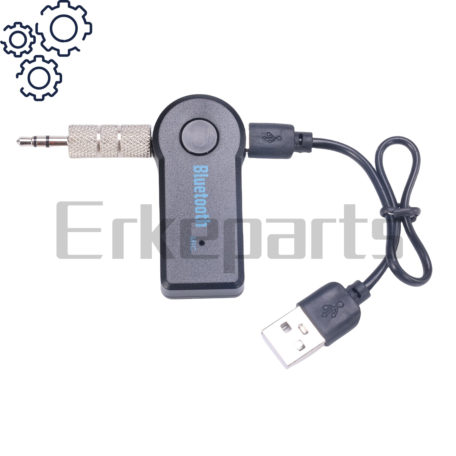 New Car Receiver Adapter Wireless Bluetooth 3.5mm AUX Audio Stereo Music Home