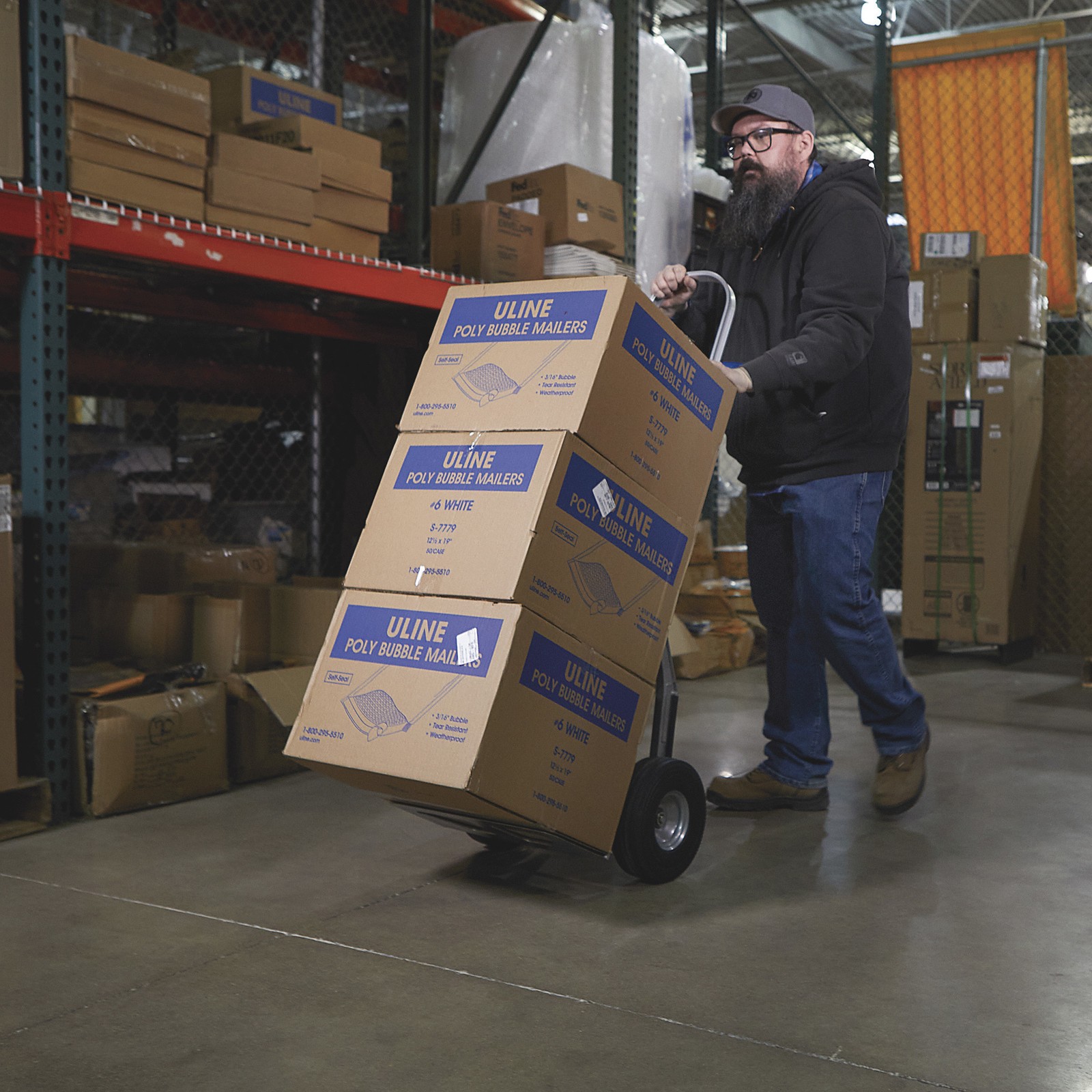 Strongway Aluminum Hand Truck/Stair Skid, 660-Lb. Capacity