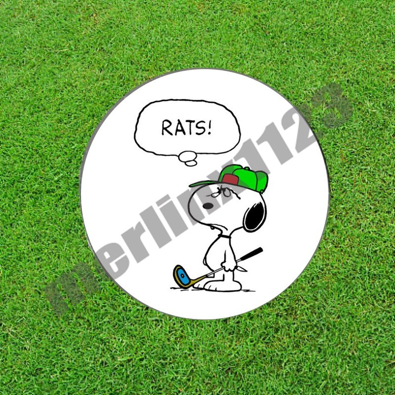 Snoopy Rats Golf Ball Marker Novelty Gift